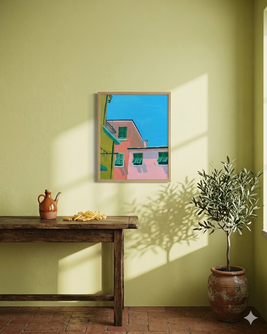 Sotto il Blu Fine Art Print