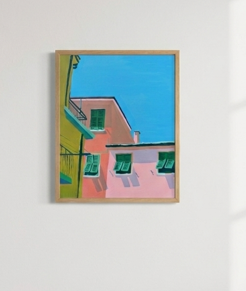 Sotto il Blu Fine Art Print