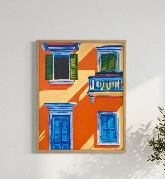 Sole Arancia Fine Art Print