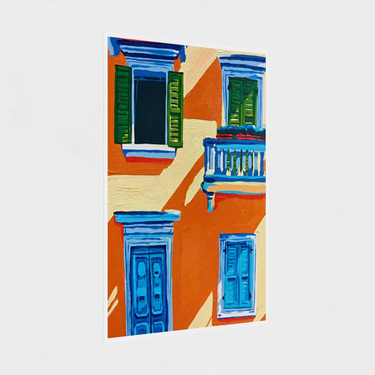 Sole Arancione Fine Art Print