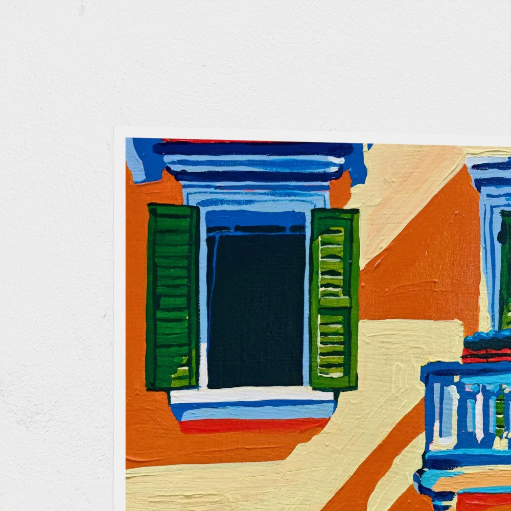 Sole Arancione Fine Art Print